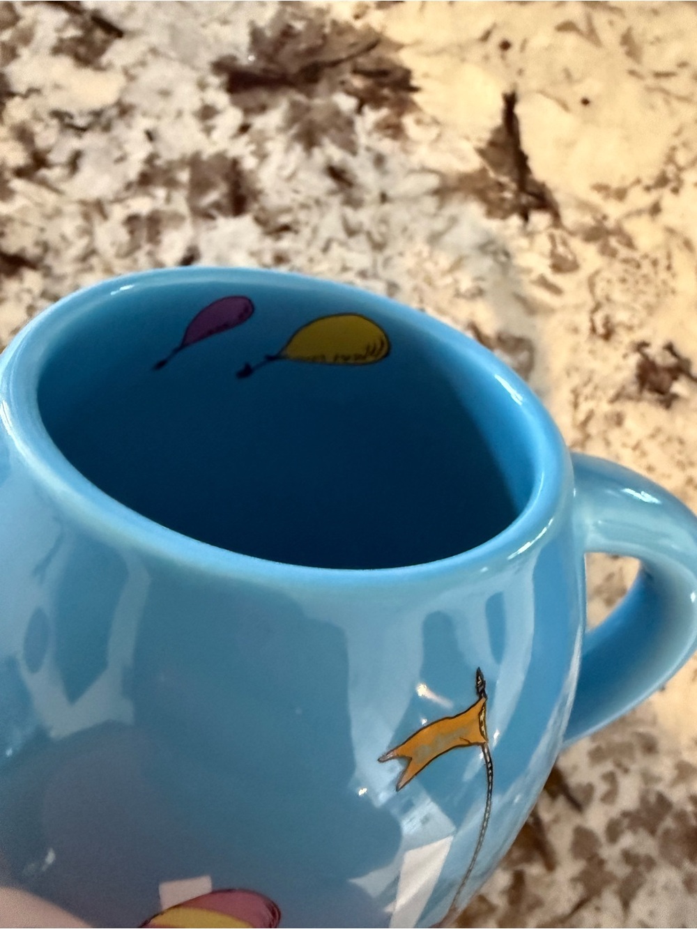 Dr. Seuss Light Blue "Oh! The Places You'll Go" Ceramic Mug - Picture 3 of 5